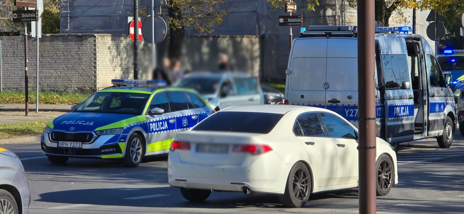 Wypadek na skrzyżowaniu Sienkiewicza i Ostatniej w Płocku