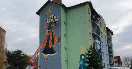 Nowy Sącz. Sześć murali powstało w ramach Ulicznego Pleneru Artystycznego "Siew"