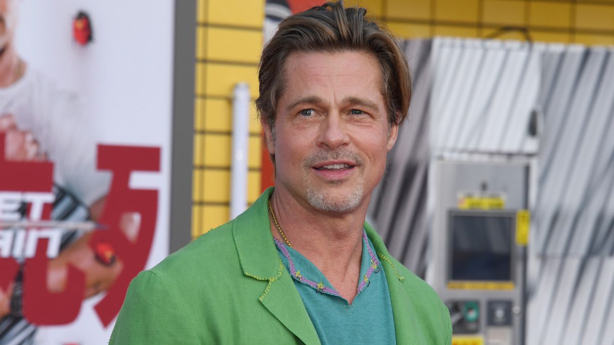 LOS ANGELES, CALIFORNIA - AUGUST 01: Brad Pitt attends the Los Angeles Premiere Of Columbia Pictures' "Bullet Train" at Regency Village Theatre on August 01, 2022 in Los Angeles, California. (Photo by Jon Kopaloff/Getty Images)