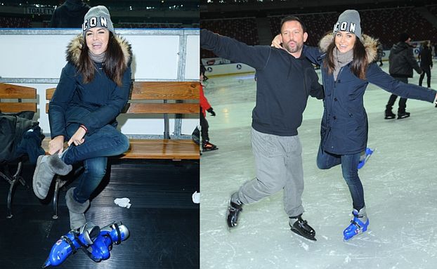 Siwiec z mężem otwiera lodowisko na stadionie! (ZDJĘCIA)