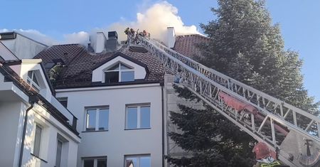 Pożar w budynku ZUS w Sztumie. Ewakuowano 80 osób