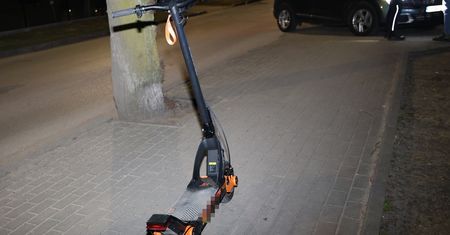 42-latek przewrócił się na hulajnodze. Jechał bez kasku, trafił do szpitala
