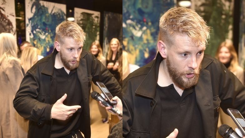 Tak wyglądał wernisaż Sebastiana Fabijańskiego