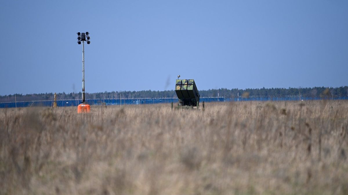 System NASAMS chroniący lotnisko w Jasionce pod Rzeszowem