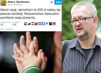 Ziemkiewicz o samotnych matkach: "Kłusownictwo seksualne pochłania kasę"