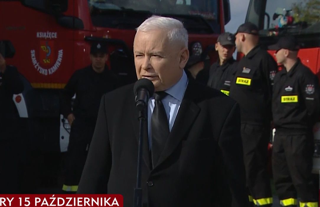 Kaczyński wybuczany w Skarżysku-Kamiennej. "Piętnastego pogonimy Kaczyńskiego"