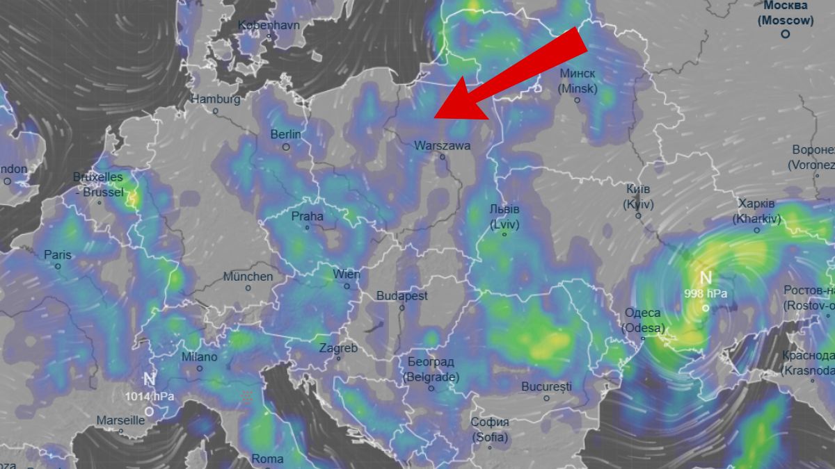 Nadchodzą opady deszczu. Prognoza dla Polski.