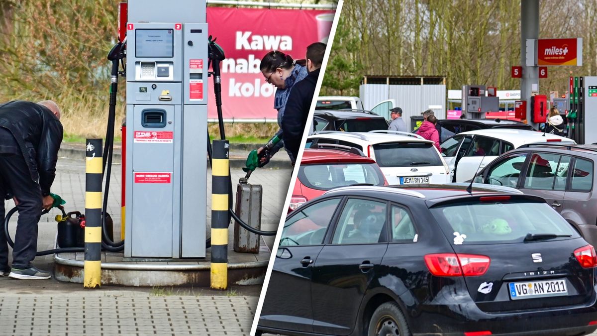 Kierowcy z Niemiec tankują w Polsce do pełna i do tego kanistry