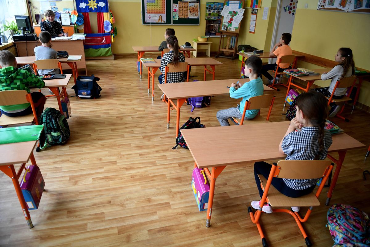 Warszawa. Do szkół przyszło tylko 5 proc. dzieci