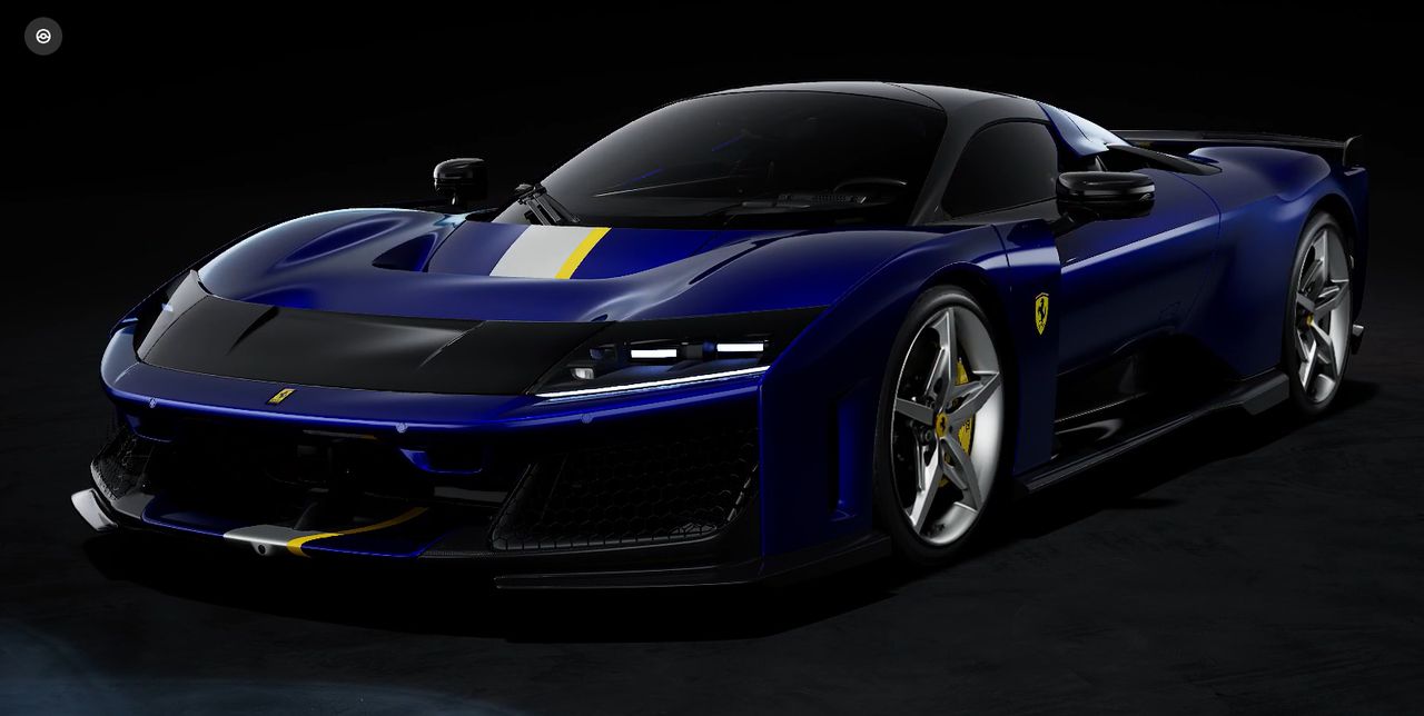 Ferrari F80 in the configurator