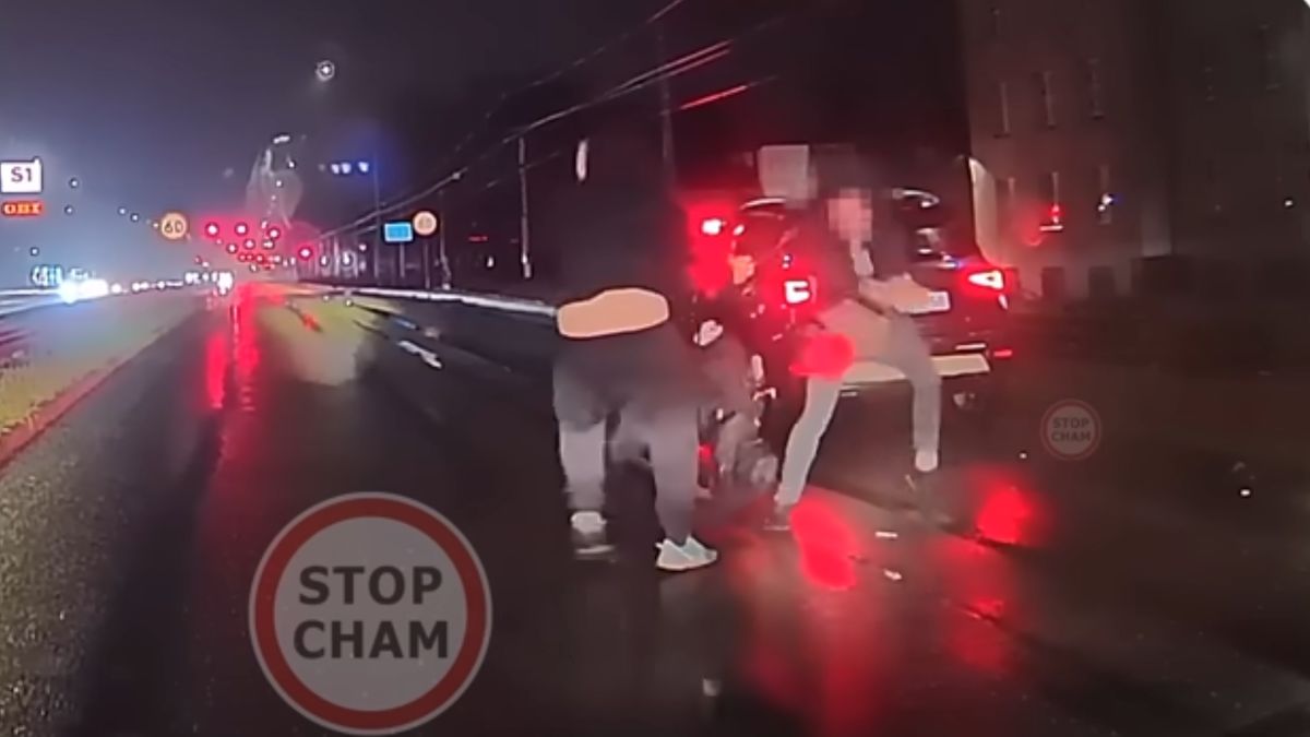 Bójka kierowców na DK79.