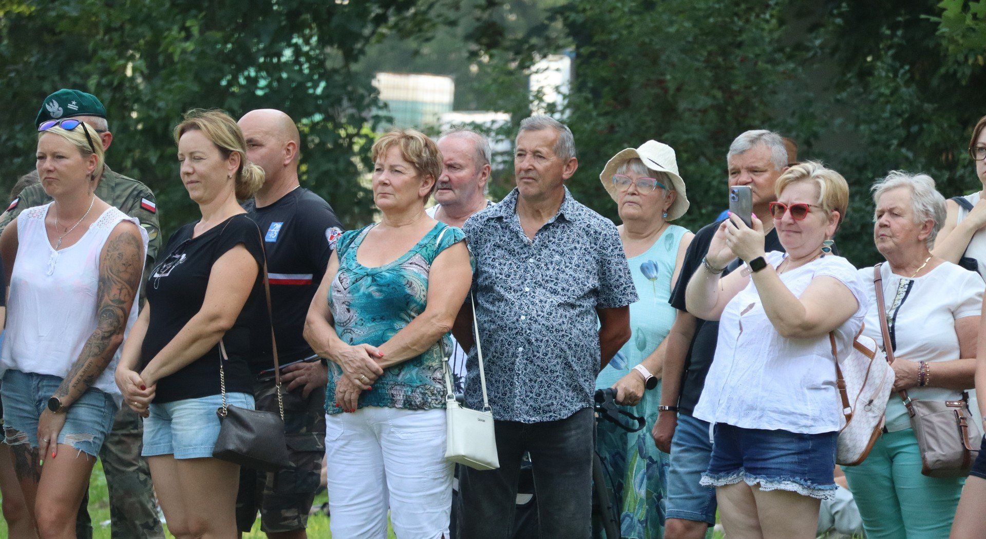 Piknik w Parku Hallera w Oświęcimiu z okazji Święta Wojska Polskiego.