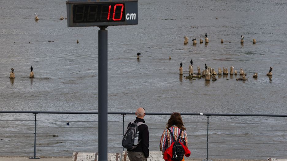 Warszawa zmienia "punkt zero” na Wiśle. Aż o 100 centymetrów (na zdjęciu: wodowskaz Warszawa-Bulwary w lipcu tego roku)