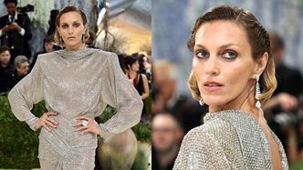 Anja Rubik powróciła na Met Galę po pięciu latach. Spektakularna kreacja od Saint Laurent odsłoniła jej plecy (ZDJĘCIA)