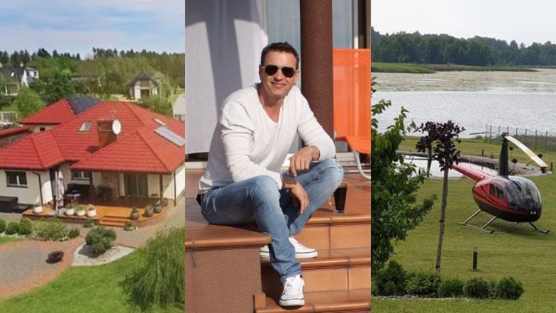 Tak mieszka Radek Liszewski: własne studio, prywatna siłownia i widok na malownicze jezioro... (ZDJĘCIA)
