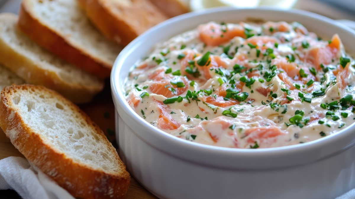 Pasta kanapkowa z wędzonym łososiem sprawdzi się na śniadanie