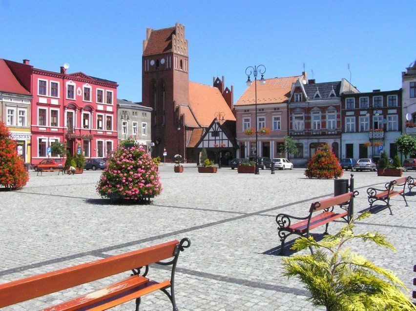 Rynek w Golubiu-Dobrzyniu.