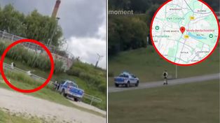 Uciekał policji na hulajnodze. Funkcjonariusz niemal go złapał