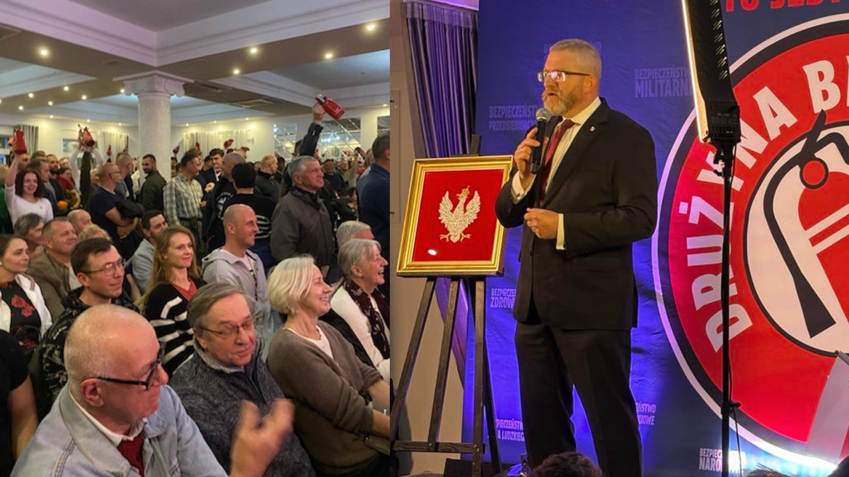 Spotkanie Grzegorza Brauna z wyborcami 