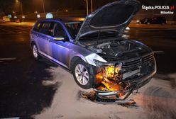 Mikołów. Chciał sobie skrócić drogę, spowodował wypadek