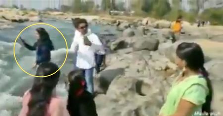 Tragiczny wypadek. Mężczyzna chciał zrobić selfie i zepchnął kobietę w przepaść