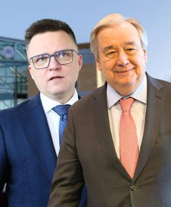 "To nie była rozmowa o pracę". Hołownia spotkał się z Guterresem