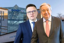 "To nie była rozmowa o pracę". Hołownia spotkał się z Guterresem