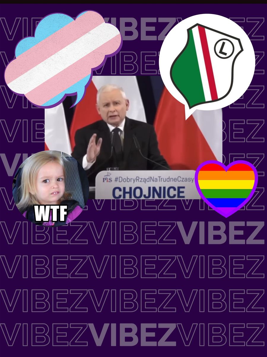 Jarosław Kaczyński o osobach transpłciowych i Legii Warszawa
