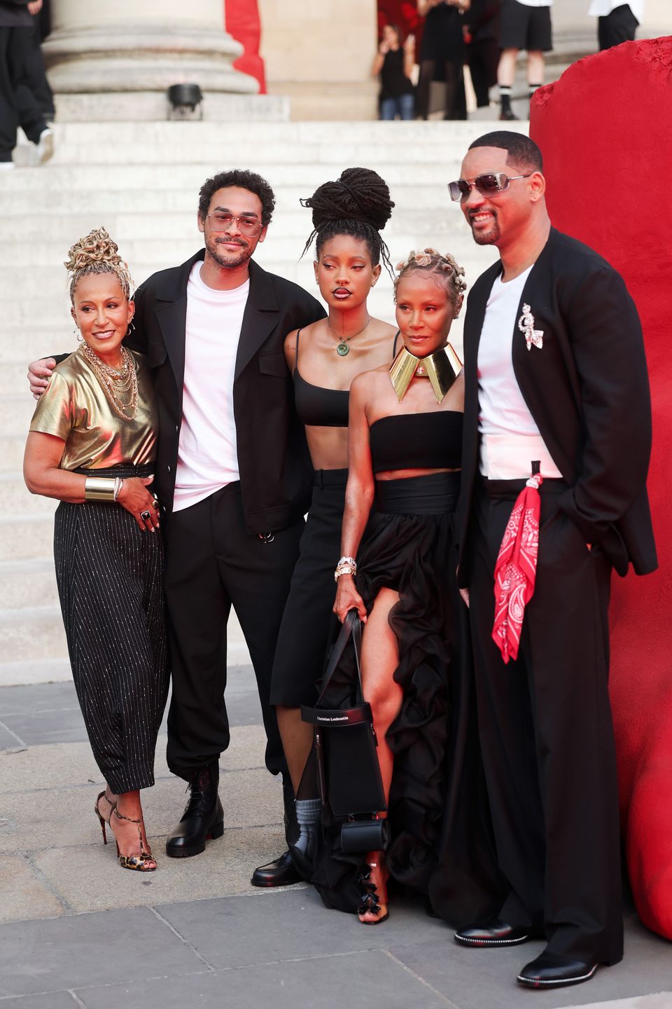 Will Smith i Jada Pinkett z dziećmi