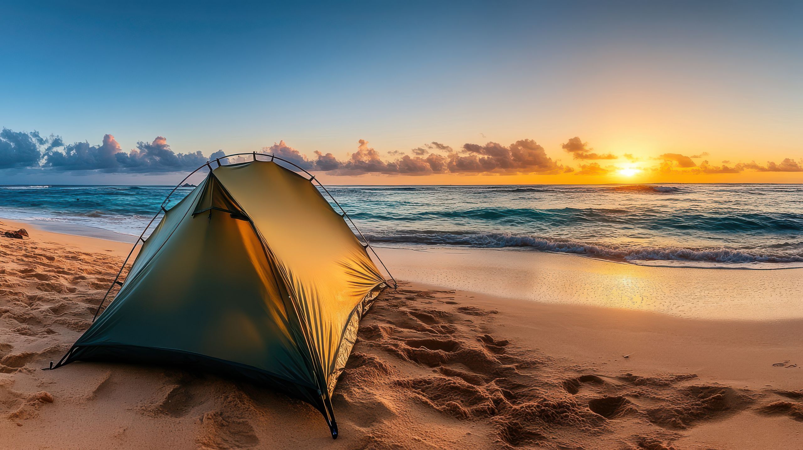 Noc na plaży to dla wielu osób spełnienie marzeń