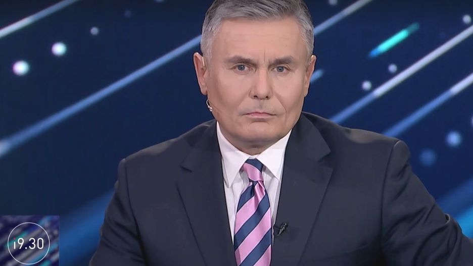 Wydanie "19:30" TVP z 26 grudnia poprowadził Marek Czyż