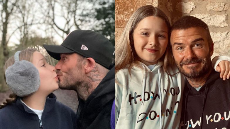 David Beckam kolejny raz w ogniu krytyki za całowanie córki w usta