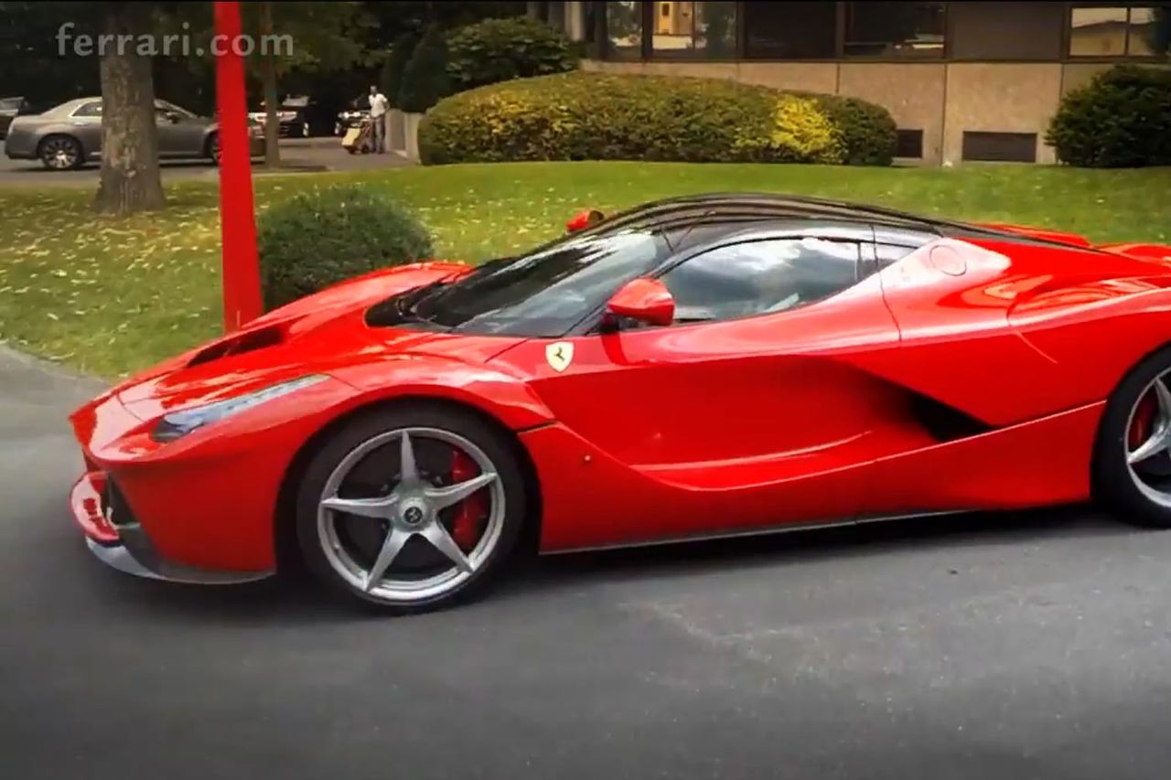 Przejazd LaFerrari z widokiem z oczu