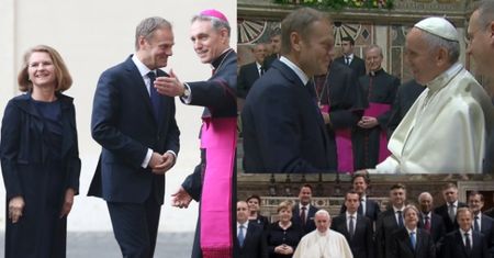 Papież Franciszek spotkał się z Donaldem Tuskiem! "Mocno wspiera pokój w Europie" (ZDJĘCIA)