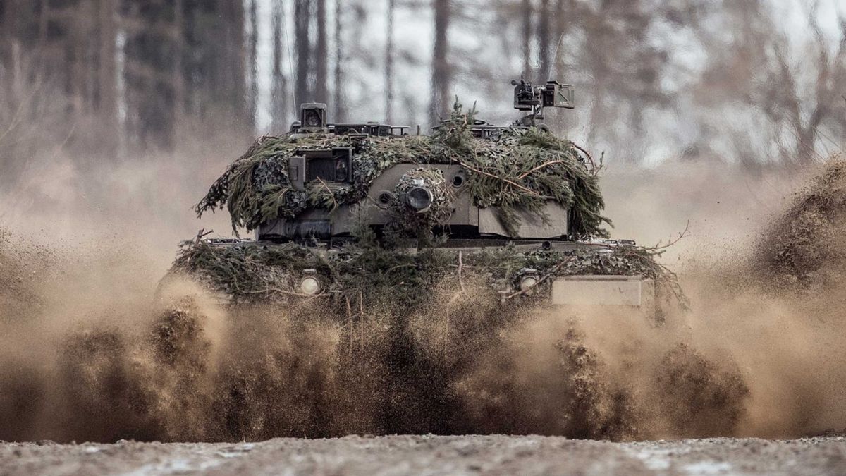 Austriacki Leopard 2A4.