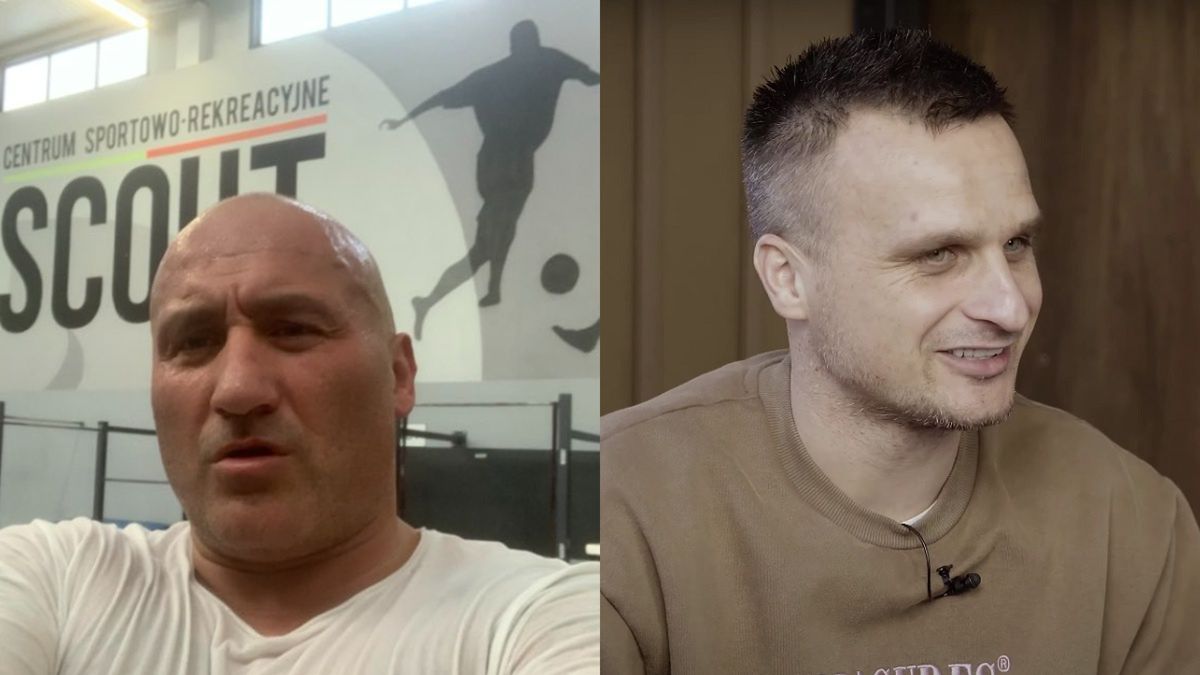 Na zdjęciu: Marcin Najman, Sławomir Peszko