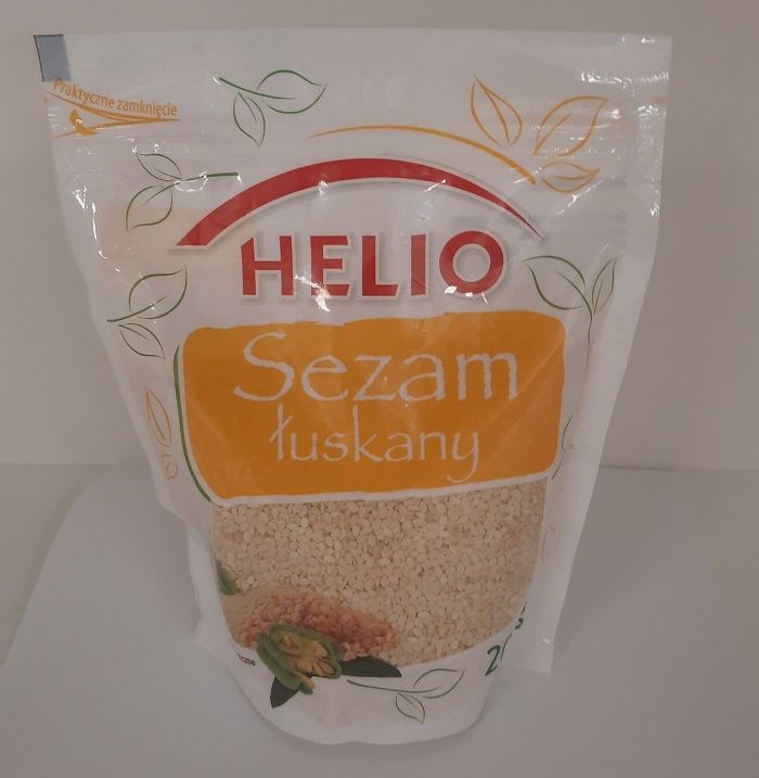 Sezam łuskany Helio wycofany z obrotu z powodu wykrycia bakterii Salmonelli