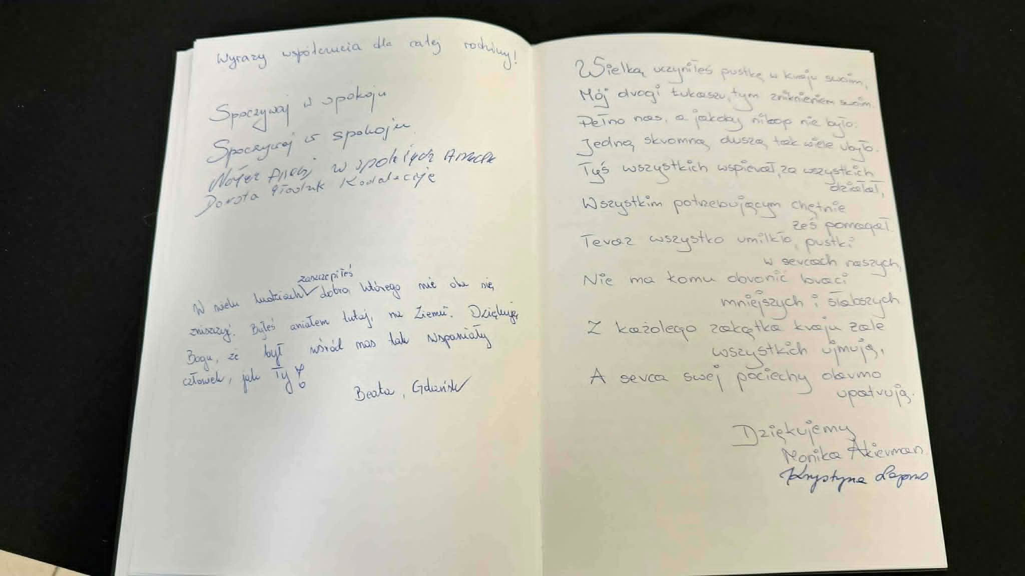 Tak ludzie pożegnali Łukasza Litewkę