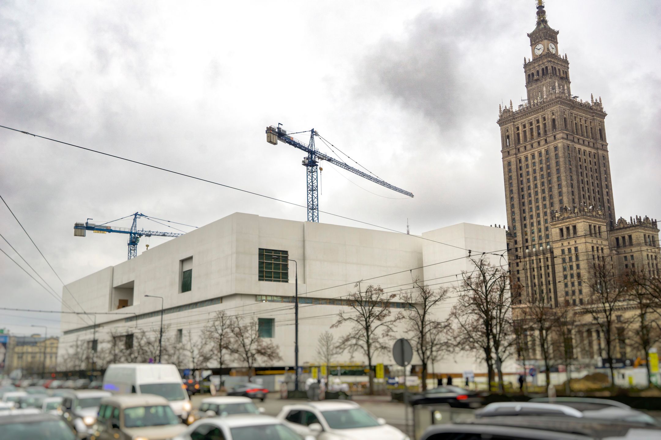 Muzeum Sztuki Nowoczesnej w budowie