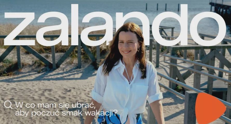 Agata Kulesza w kampanii Zalando zaprasza na wybrzeże