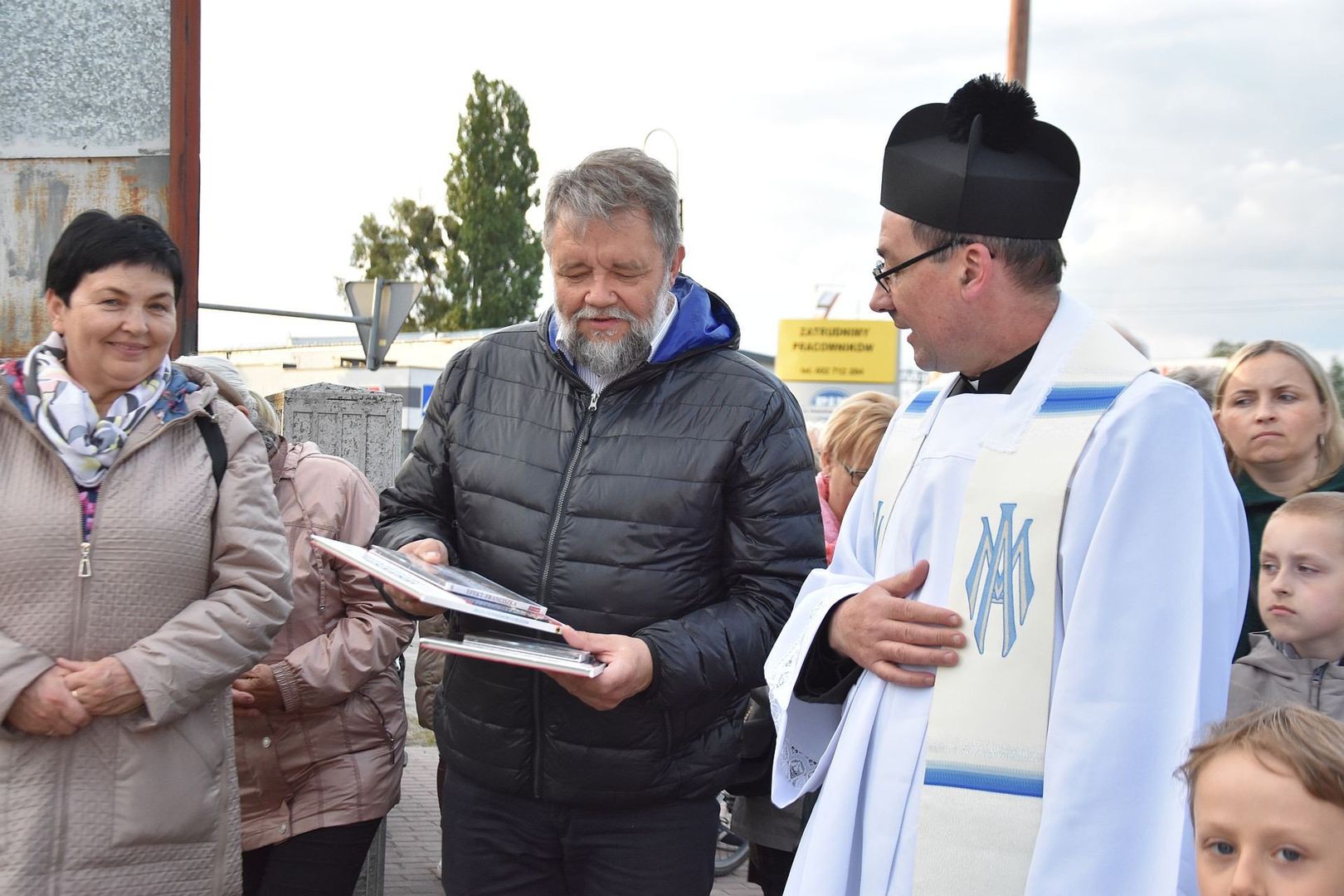 Poświęcenie odnowionej figury w Aleksandrowie Kujawskim (11.05.2025)