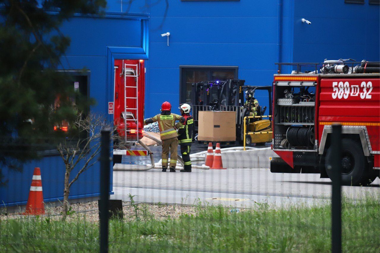 Pożar zakładu w Bukowicach na Dolnym Śląsku 21.07.2025