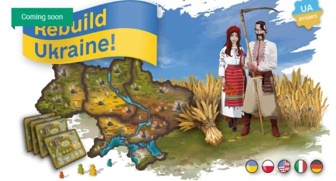 Nowa planszówka "Odbuduj Ukrainę!". Jej twórcami są... Ukraińcy. "Nie chcemy zarabiać na tragedii"