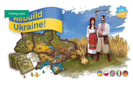 Nowa planszówka "Odbuduj Ukrainę!". Jej twórcami są... Ukraińcy. "Nie chcemy zarabiać na tragedii"