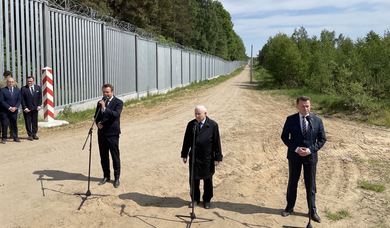 Spięcie na konferencji prezesa PiS. Kaczyński zaatakował dziennikarza TVN24