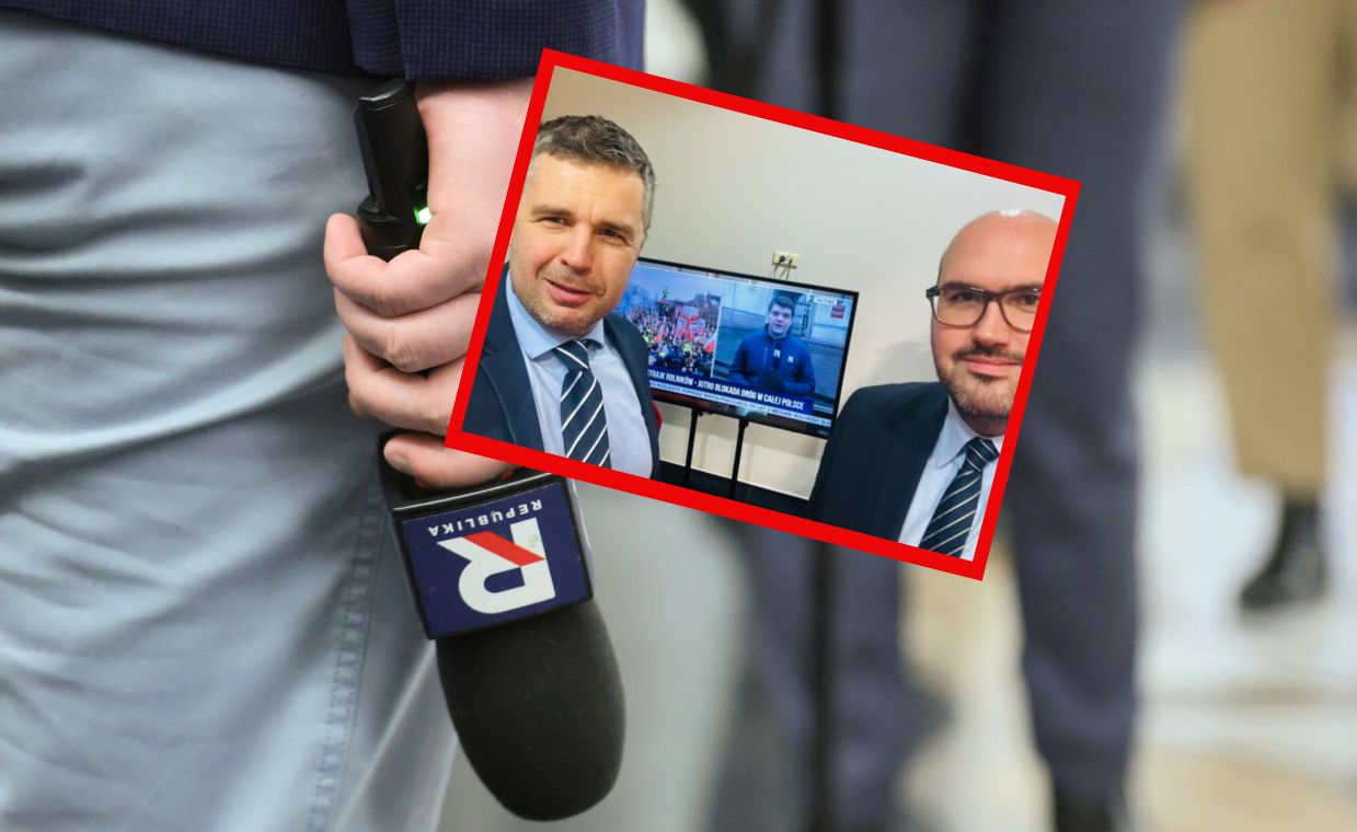 Jarosław Olechowski w TV Republika.