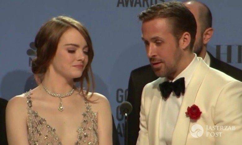 Ryan Gosling i Emma Stone we wzruszającym przemówieniu na Złotych Globach 2017! [WIDEO]