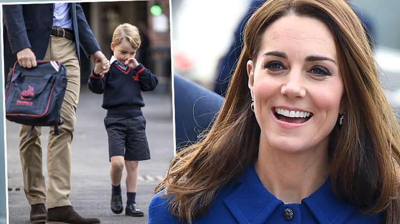 Księżna Kate książę George