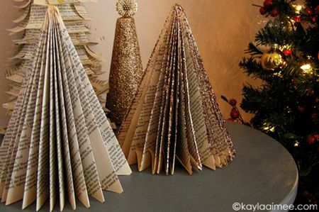 Paperback Christmas Tree