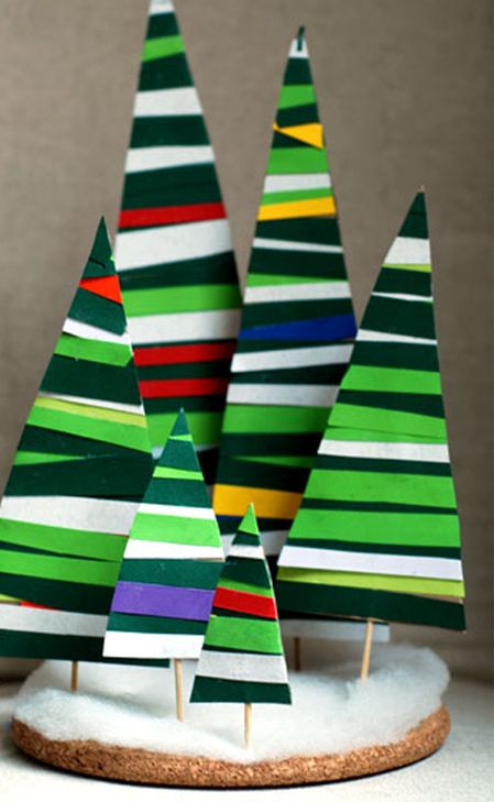 Paper Strips Fir Tree